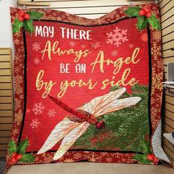 Christmas Dragonfly Quilt Blanket ABC07112323 and Home Decor