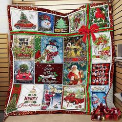 Christmas Gift Quilt Blanket ABC07111909 and Home Decor