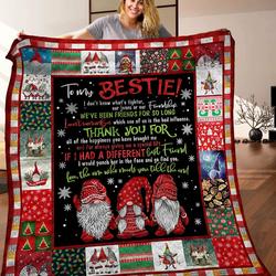 Christmas Gnome Dth221066Hd Quilt Blanket and Home Decor