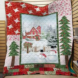 Christmas In Winter Land NI1210041MT Quilt Blanket and Home Decor