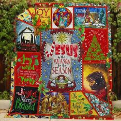 Christmas Jesus Is The Reason For The Season Quilt  Maria and Home Decor