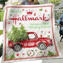 Christmas Movie Watching Blanket Quilt  Maria and Home Decor