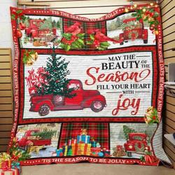Christmas Quilt Blanket ABC07112026 and Home Decor