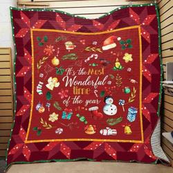 Christmas Quilt Blanket ABC07112065 and Home Decor