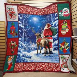 Christmas Quilt Blanket ABC07112159 and Home Decor