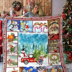 Christmas Quilt Blanket Dhc1301472Vt and Home Decor