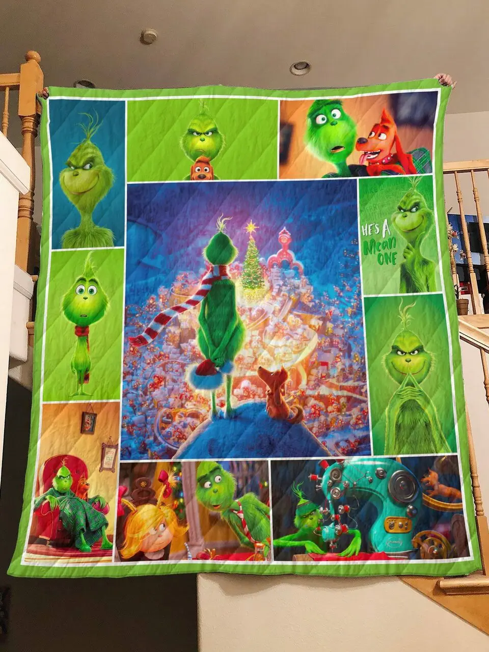 Christmas The Grinch Quilt Maria and Home Decor