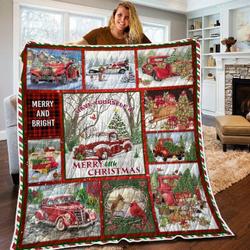 Christmas Trucker Dpc221004 Quilt Blanket and Home Decor