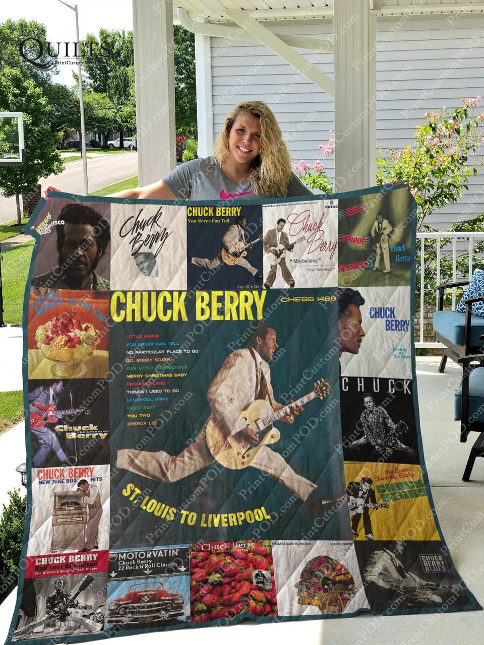 Chuck Berry Albums Quilt Blanket For Fans Ver 17 and Home Decor