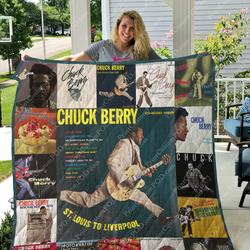 Chuck Berry Albums Quilt Blanket For Fans Ver 17 and Home Decor