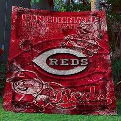 Cincinnati Reds B1609112 Quilt Blanket and Home Decor
