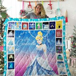 Cinderella Quilt Blanket 02299 and Home Decor