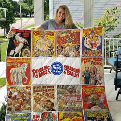 Circus Quilt Blanket and Home Decor