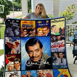 Clark Gable Quilt Blanket 01 and Home Decor