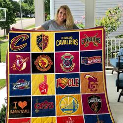 Cleveland Cavaliers Quilt Blanket 01 and Home Decor