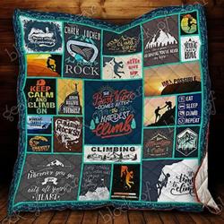 Climbing Cld170742 Quilt Blanket and Home Decor