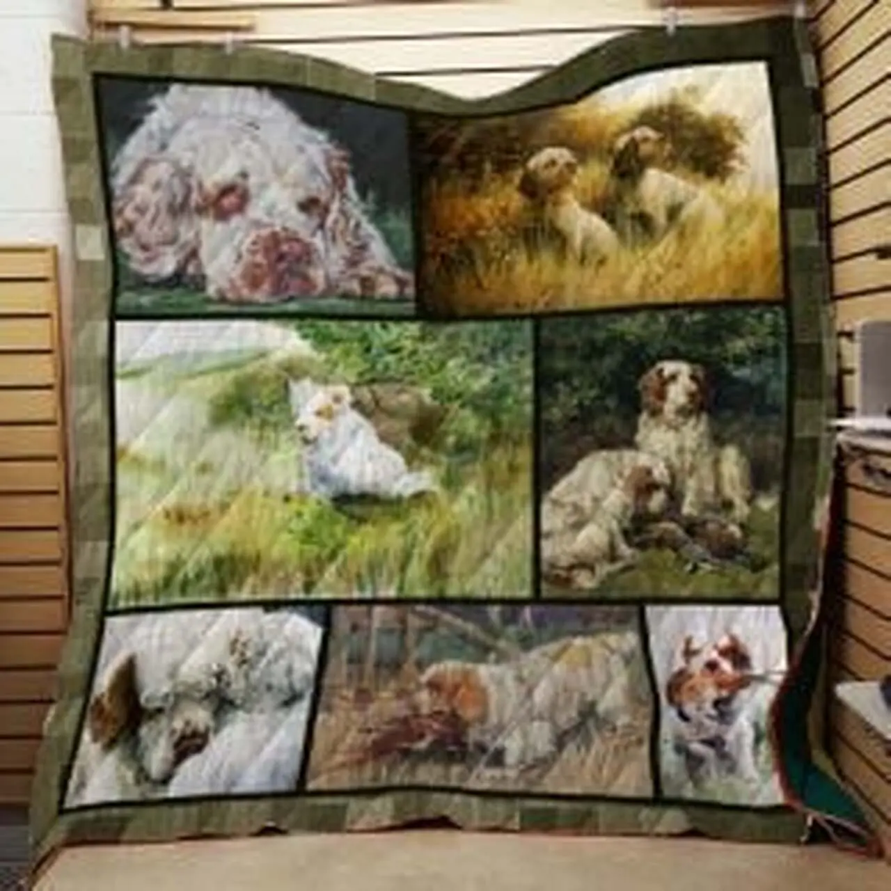 Clumber Spaniel Quilt Blanket Lukcye Dhc0301958Dd and Home Decor
