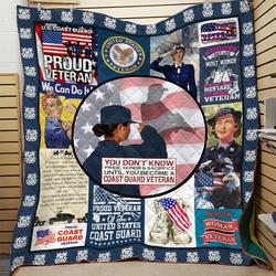 Coast Guard Veteran Blanket Dql-Qhg0036  Quilt and Home Decor