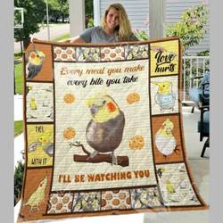 Cockatiel Bird Awesome O Quilt Db and Home Decor