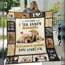 Cocker Spaniel Dog O Quilt Cs and Home Decor