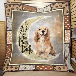 Cocker Spaniel Dog Quilt Blanket ABC07111030 and Home Decor