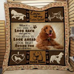 Cocker Spaniel Quilt Planket  Quilt and Home Decor