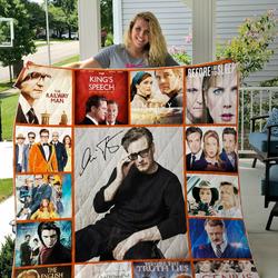 Colin Firth Quilt Blanket 01 and Home Decor