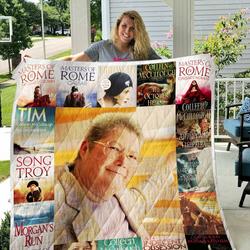 Colleen Mccullough Quilt Blanket 01045 and Home Decor