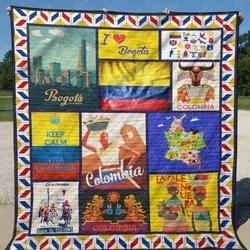 Colombia Quilt Blanket Ver 2  Quilt and Home Decor
