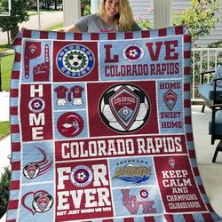 Colorado Rapids B240610 Quilt Blanket and Home Decor