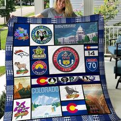 Colorado State DHCDHC DT2210 Quilt Blanket and Home Decor