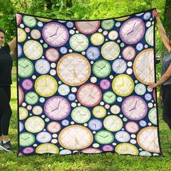 Colorful Dhcock Background DHCDHC DT1910 Quilt Blanket and Home Decor