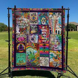 Colorful Hippie DHCCNA0909 Quilt Blanket and Home Decor