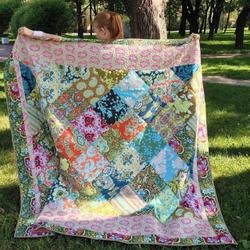 Colorful Pieces Quilt Blanket Dhc04012031Td and Home Decor