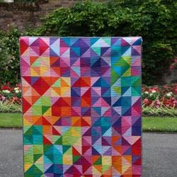 Colorful Triangle Quilt Blanket Dhc04012024Td and Home Decor