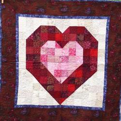 Colorwash Heart Cla2210149Q Quilt Blanket and Home Decor