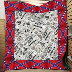 Confederate States Of America 3D Printing Quilt Blanket Hqt-Qvk000125 and Home Decor