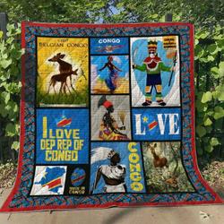 Congo Hn070612 Quilt Blanket and Home Decor