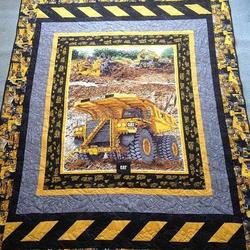 Construction Truck Cla0710263Q Quilt Blanket and Home Decor