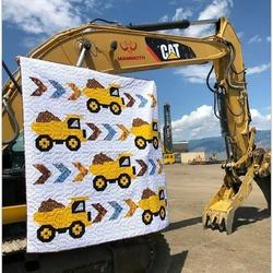 Construction Truck Cla1110198Q Quilt Blanket and Home Decor