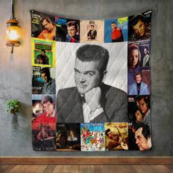 Conway Twitty Style Three Album Covers Quilt Blanket and Home Decor