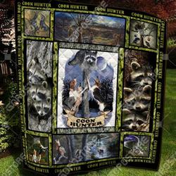 Coon Hunter Like Quilt Blanket and Home Decor
