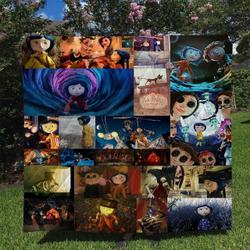 Coraline Quilts Blanket For Fans and Home Decor