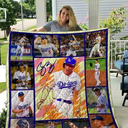 Corey Seager Quilt Blanket 01 and Home Decor
