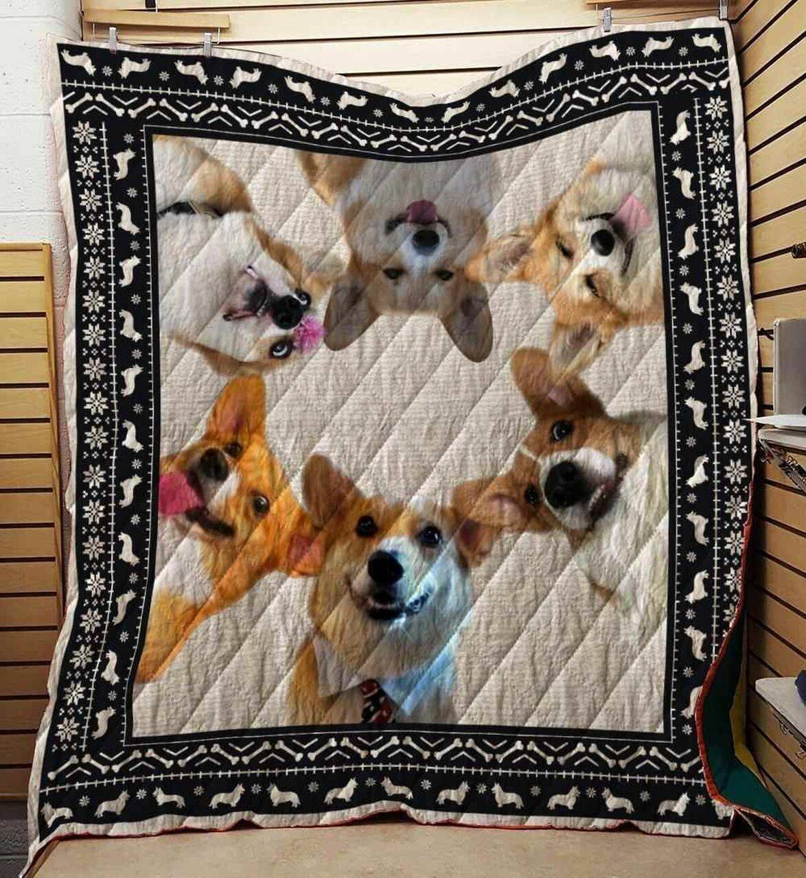 Corgi 03 Blanket Th10072019 Quilt and Home Decor