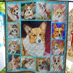 Corgi Ah Quilt Derqfo and Home Decor