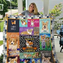 Corgi Both Of Our Soul Quilt Blanket Dhc03011468Dd and Home Decor