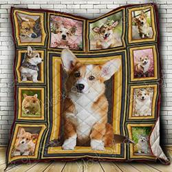 Corgi Cl18100168Mdq Quilt Blanket and Home Decor