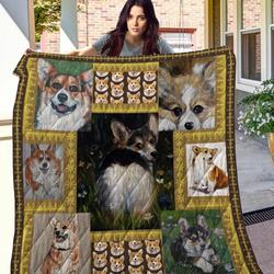 Corgi Corgi Corgi Corgi Quilt Blanket Dhc03011512Dd and Home Decor