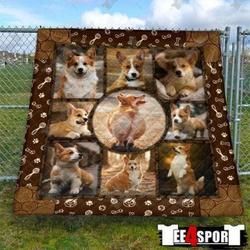Corgi Dog Lovers DHCDHC NT2410 Quilt Blanket and Home Decor